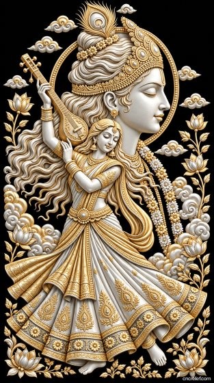 GOD 015 - 3D relief for CNC carving
