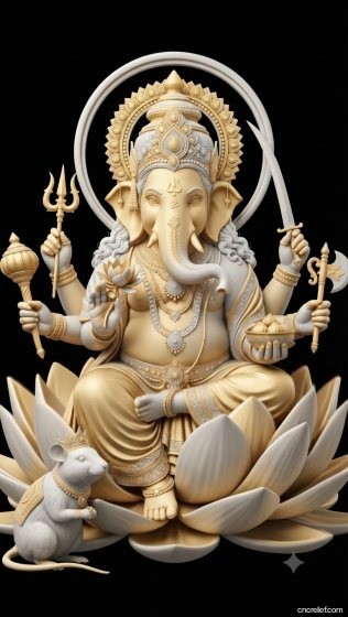 GOD 134 - 3D relief for CNC carving
