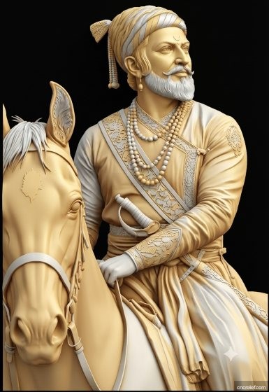 SHIVA JI MAHARAJ 06 - 3D relief for CNC carving