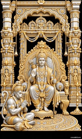 HANUMAN JI 06 - 3D relief for CNC carving