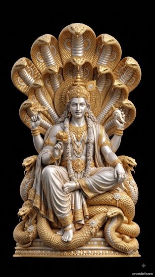 GOD 034 - 3D relief for CNC carving