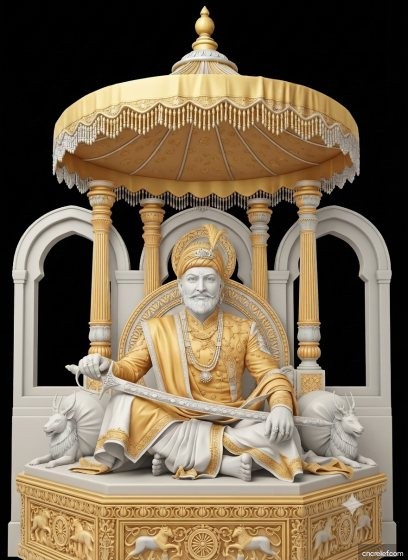 SHIVA JI MAHARAJ 11 - 3D relief for CNC carving