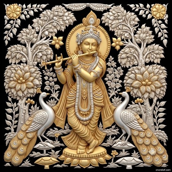 GOD 012 - 3D relief for CNC carving