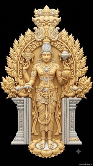 GOD 189 - 3D relief for CNC carving