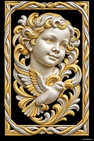 Christianity 094 - 3D relief for CNC carving