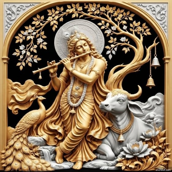 GOD 066 - 3D relief for CNC carving