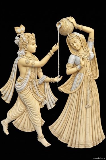 GOD 047 - 3D relief for CNC carving