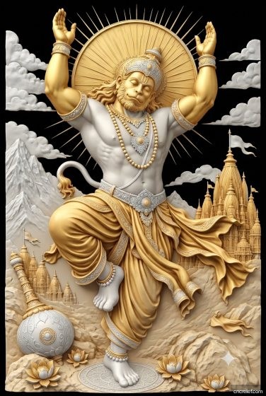 GOD 196 - 3D relief for CNC carving
