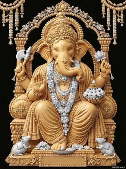 GOD 099 - 3D relief for CNC carving