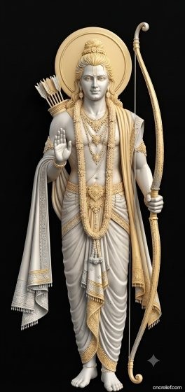 GOD 154 - 3D relief for CNC carving