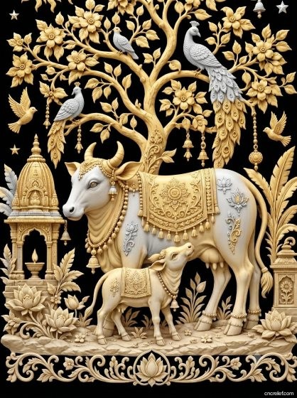 GOD 058 - 3D relief for CNC carving