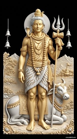 GOD 193 - 3D relief for CNC carving