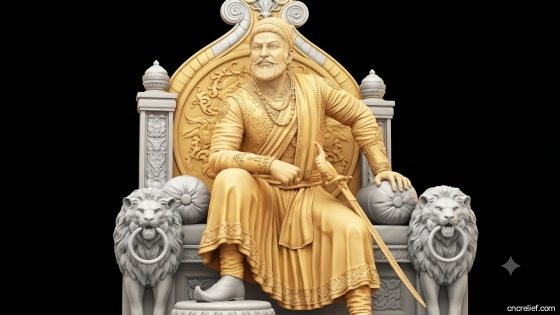 SHIVA JI MAHARAJ 47 - 3D relief for CNC carving