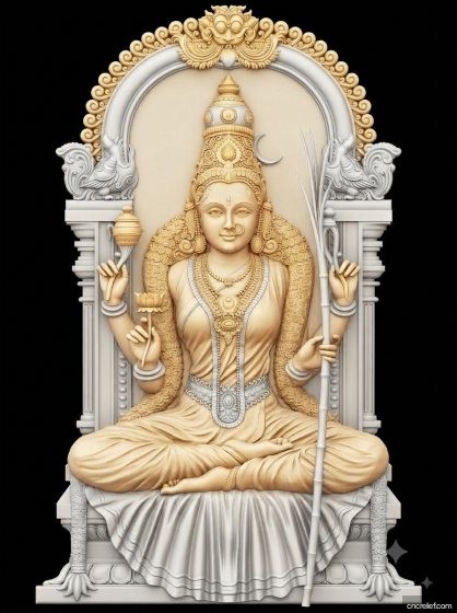 GOD 128 - 3D relief for CNC carving