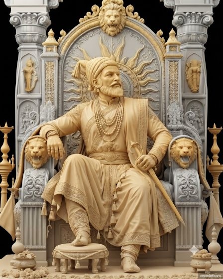 SHIVA JI MAHARAJ 12 - 3D relief for CNC carving