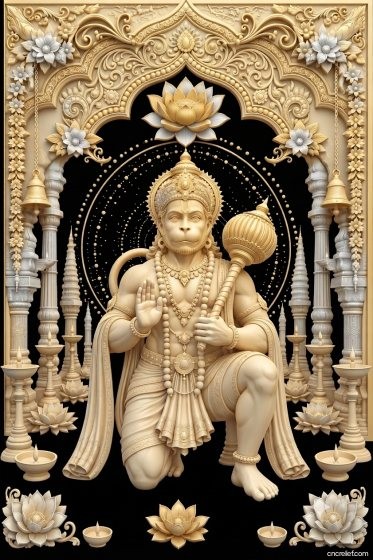 GOD 040 - 3D relief for CNC carving