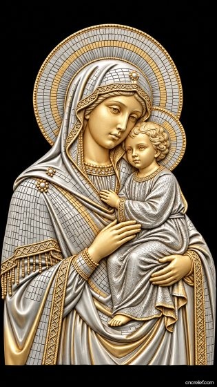 Christianity 163 - 3D relief for CNC carving