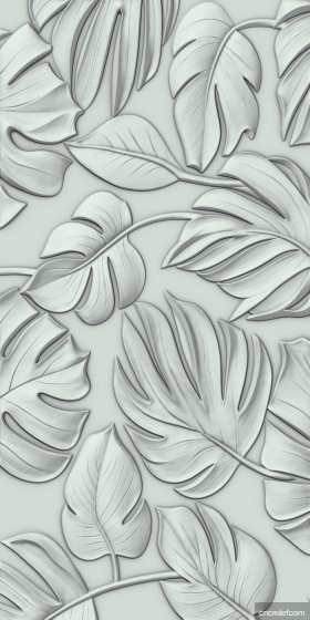 Maple Leaves - 3D relief for CNC carving