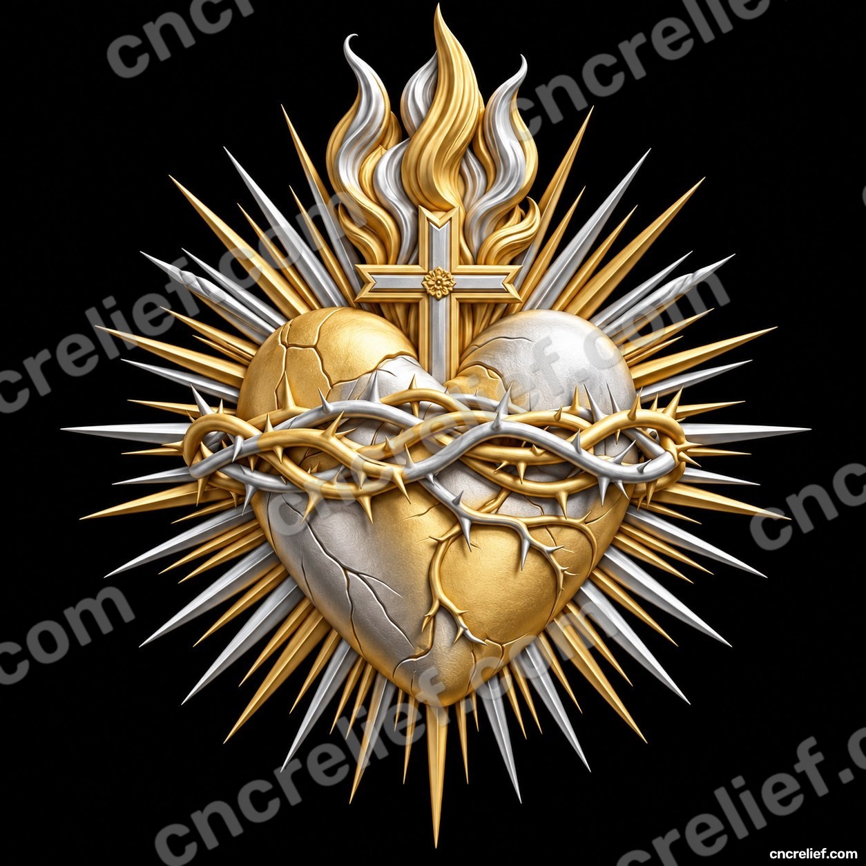Christianity 146 - 3D relief design preview