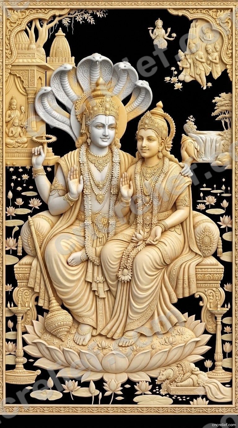 GOD 108 - 3D relief design preview