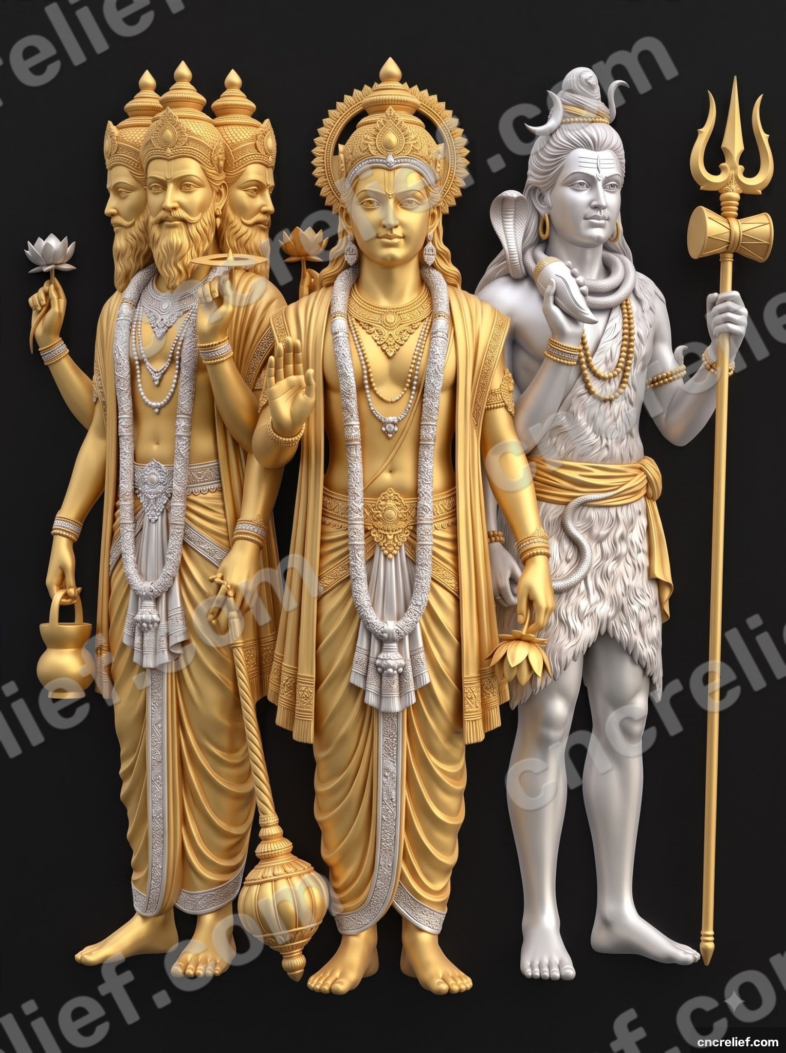 GOD 025 - 3D relief design preview