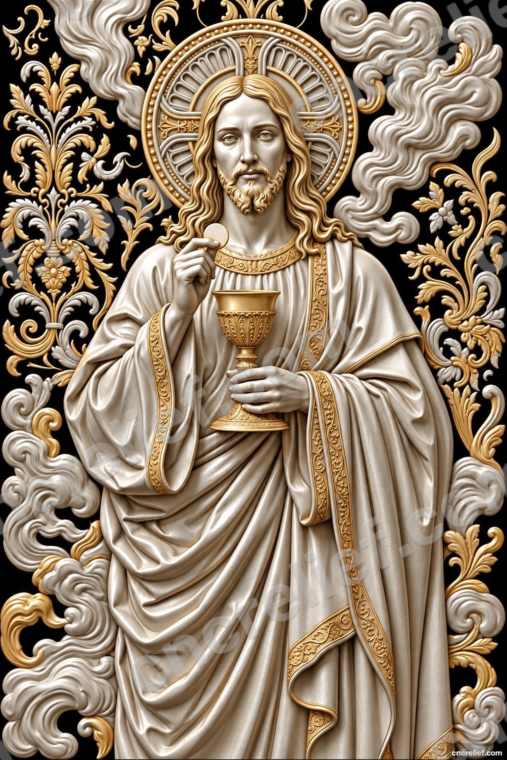 Christianity 128 - 3D relief design preview