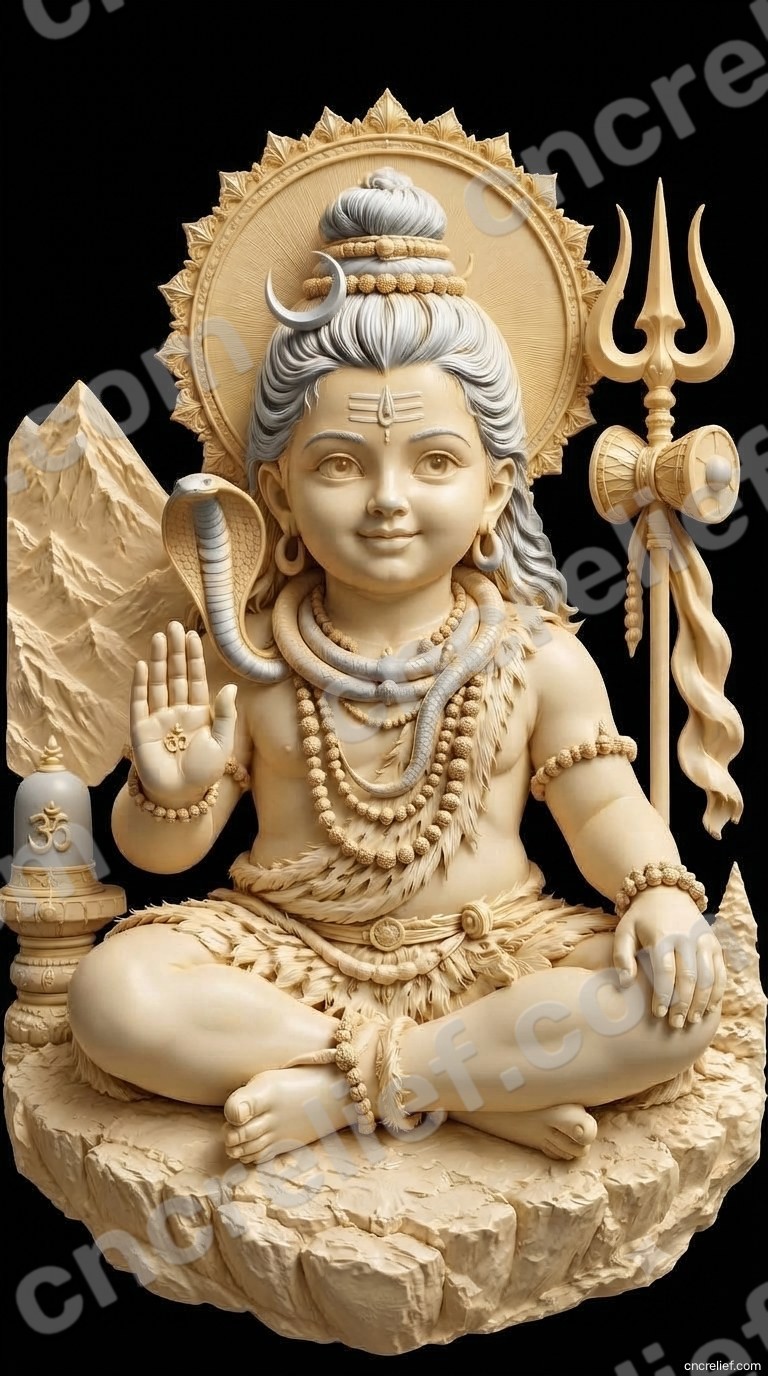 GOD 073 - 3D relief design preview