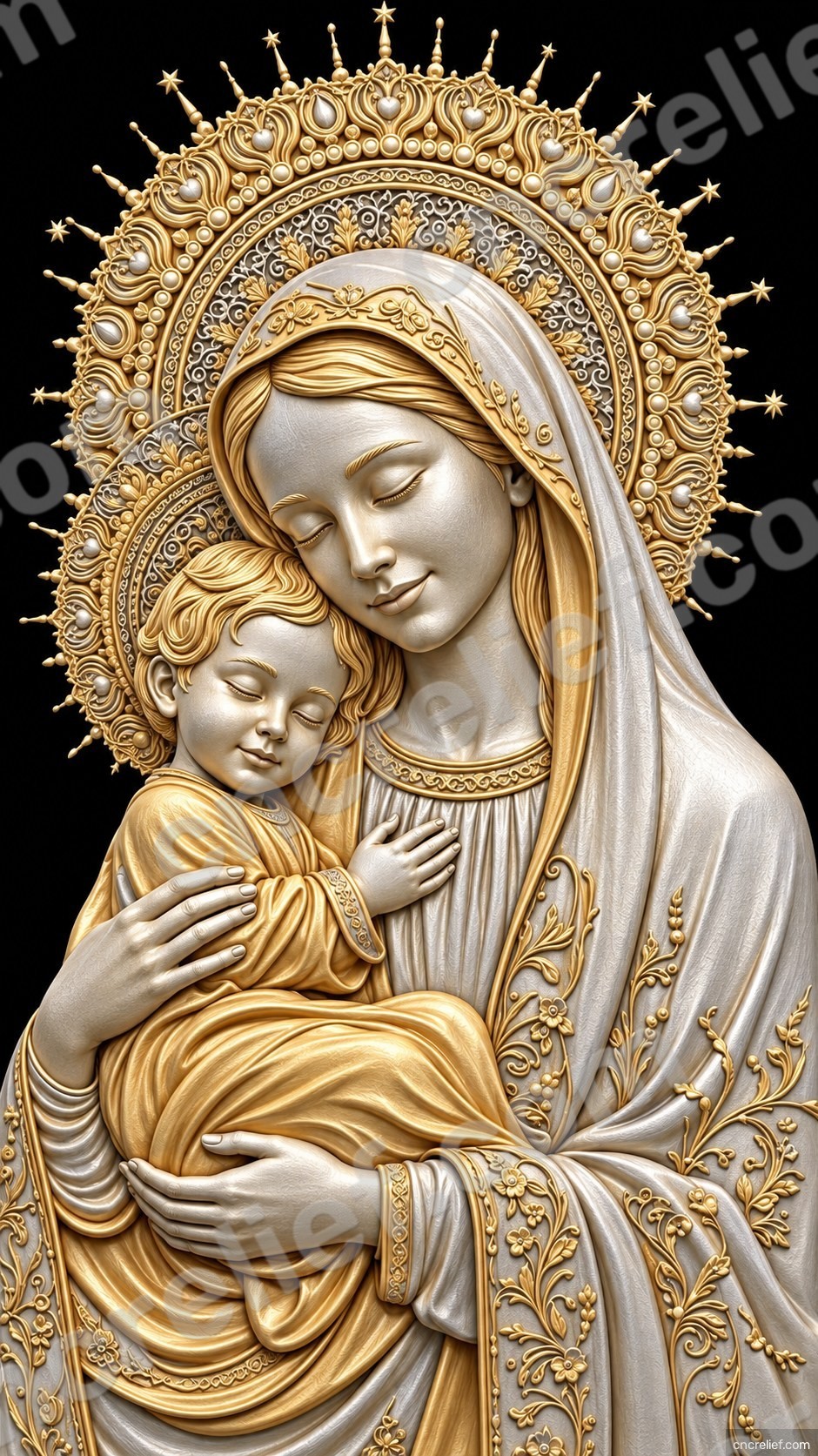 Christianity 120 - 3D relief design preview