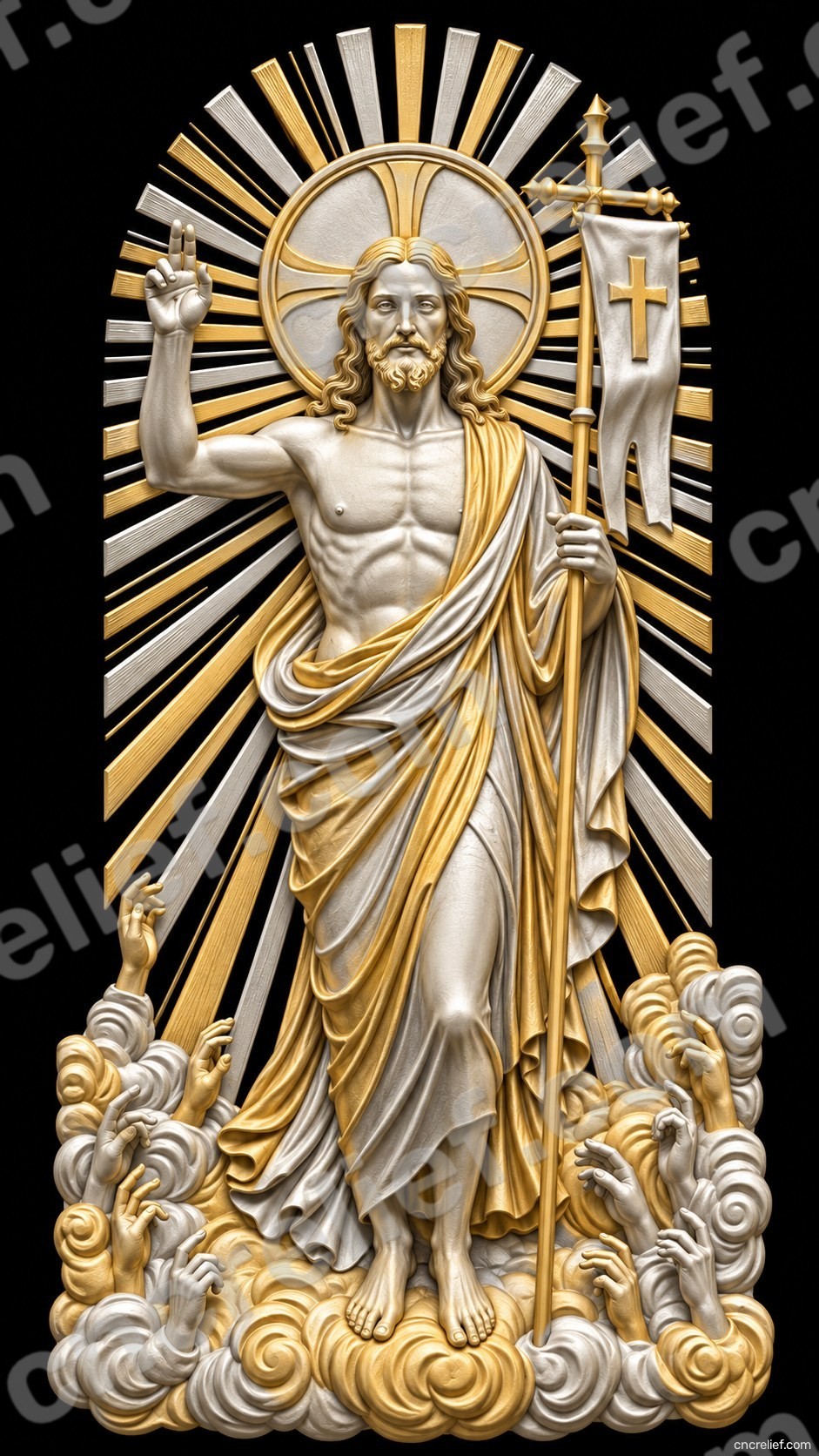 Christianity 097 - 3D relief design preview