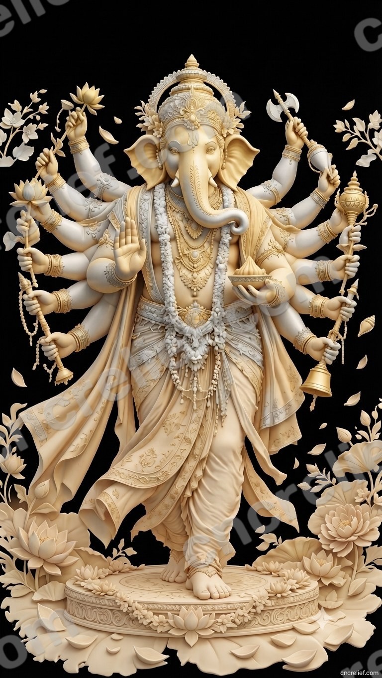 GOD 041 - 3D relief design preview