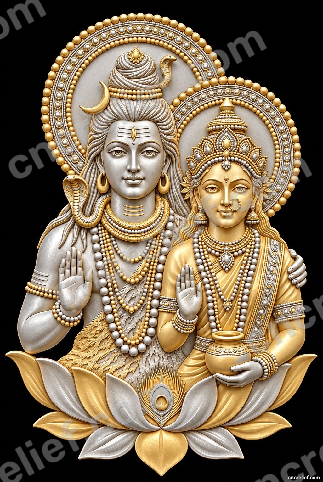 GOD 014 - 3D relief design preview