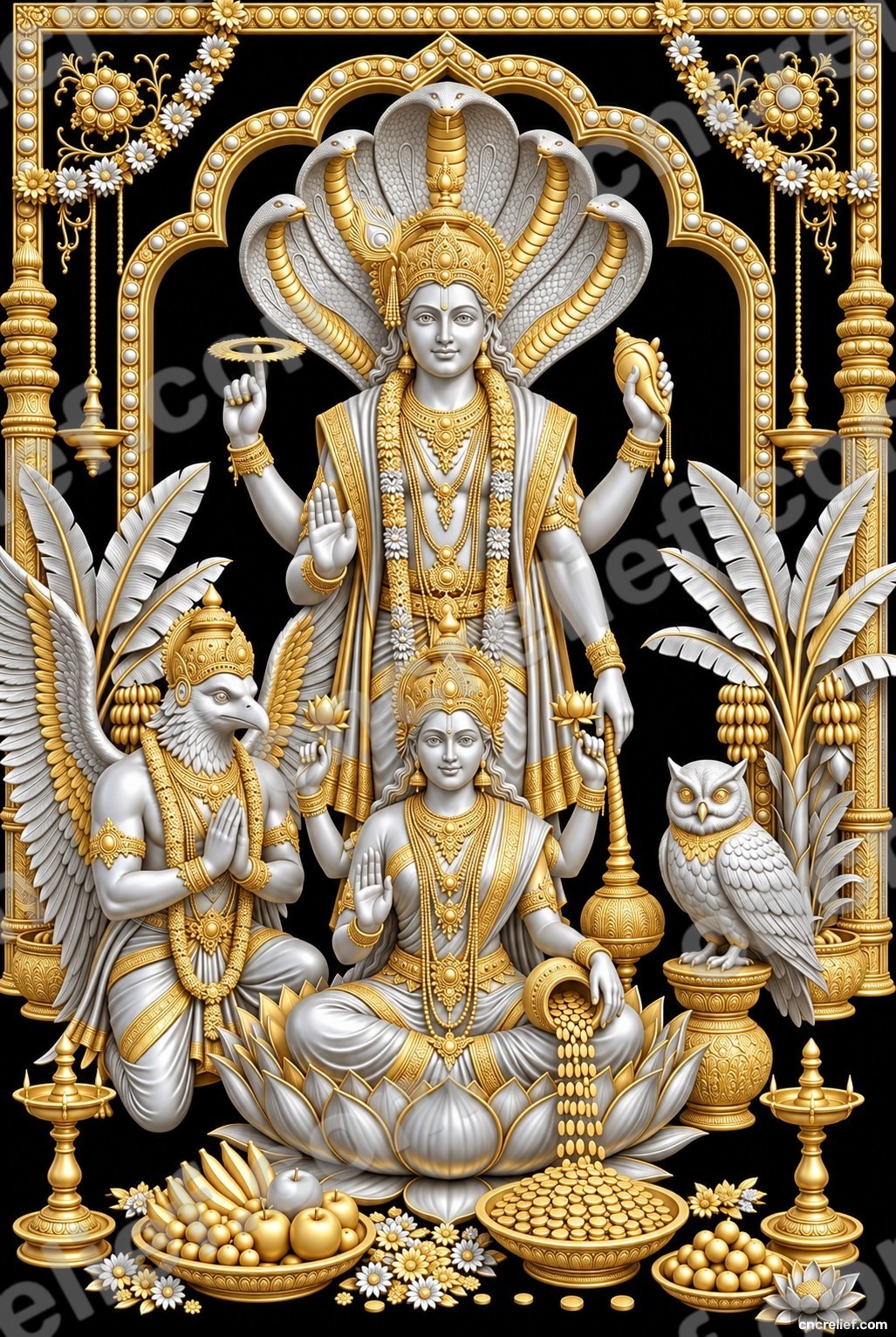 GOD 008 - 3D relief design preview
