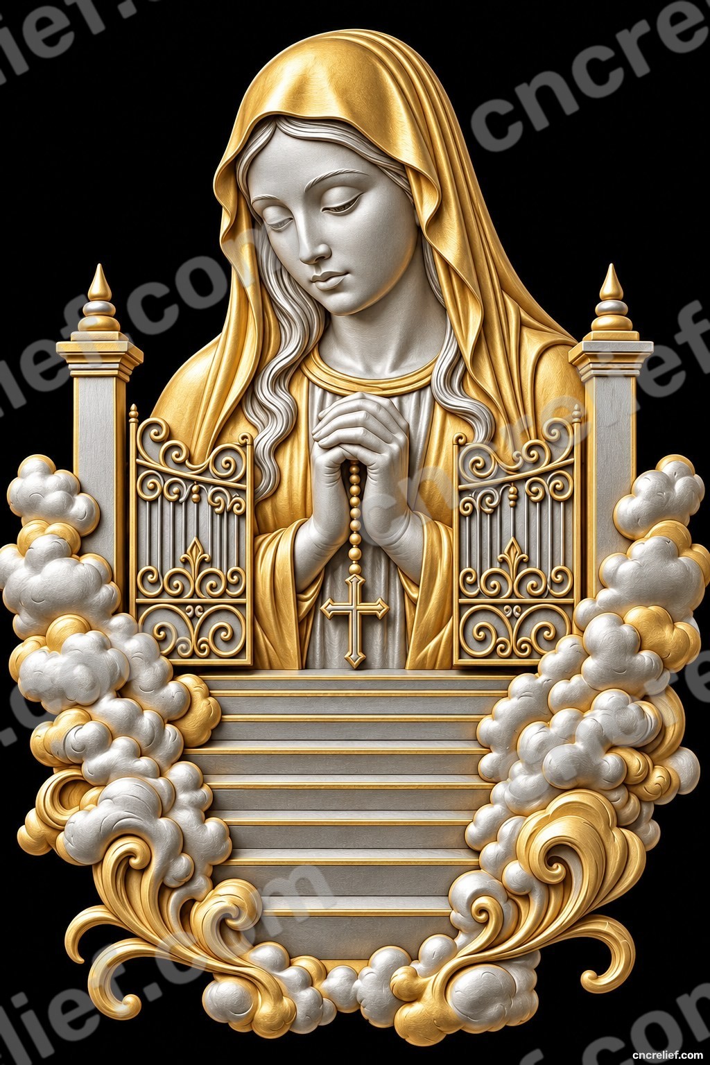 Christianity 144 - 3D relief design preview