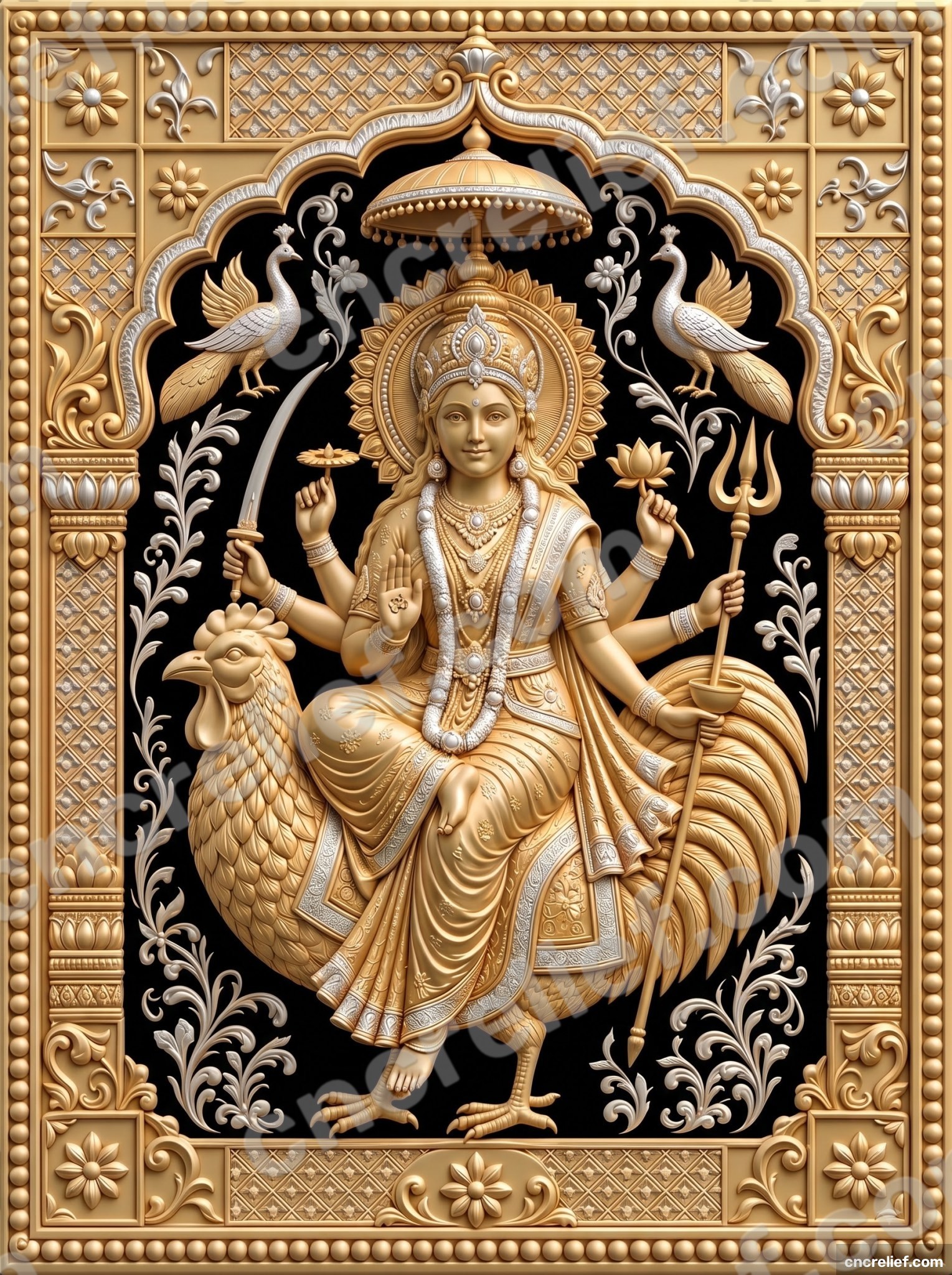 GOD 033 - 3D relief design preview