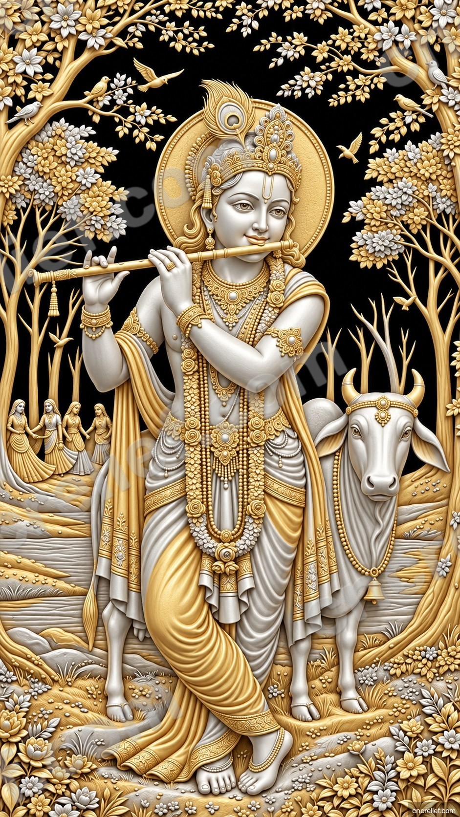 HANUMAN JI 08 - 3D relief design preview
