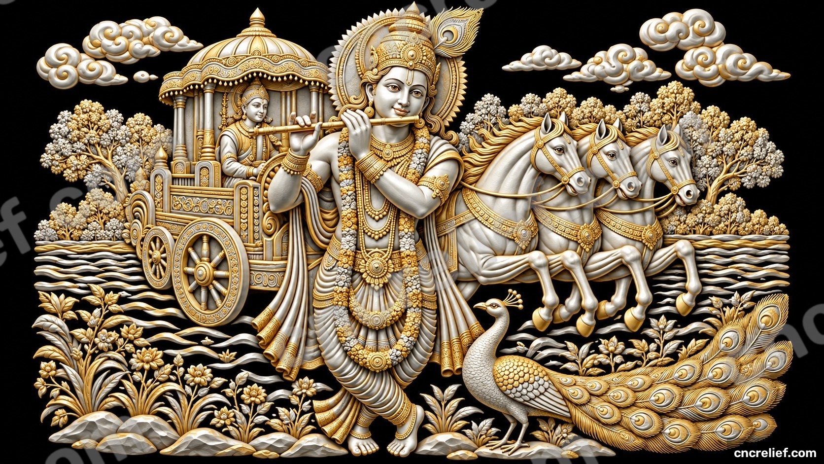 GOD 018 - 3D relief design preview