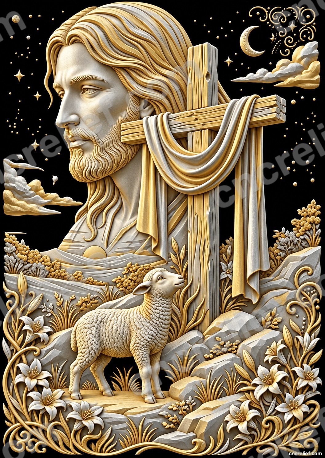 Christianity 176 - 3D relief design preview