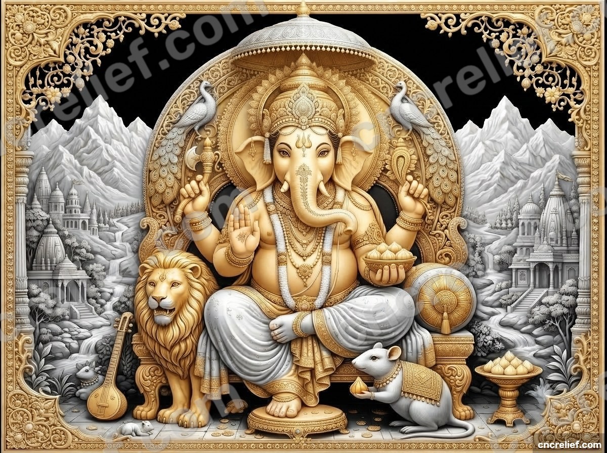 GOD 089 - 3D relief design preview