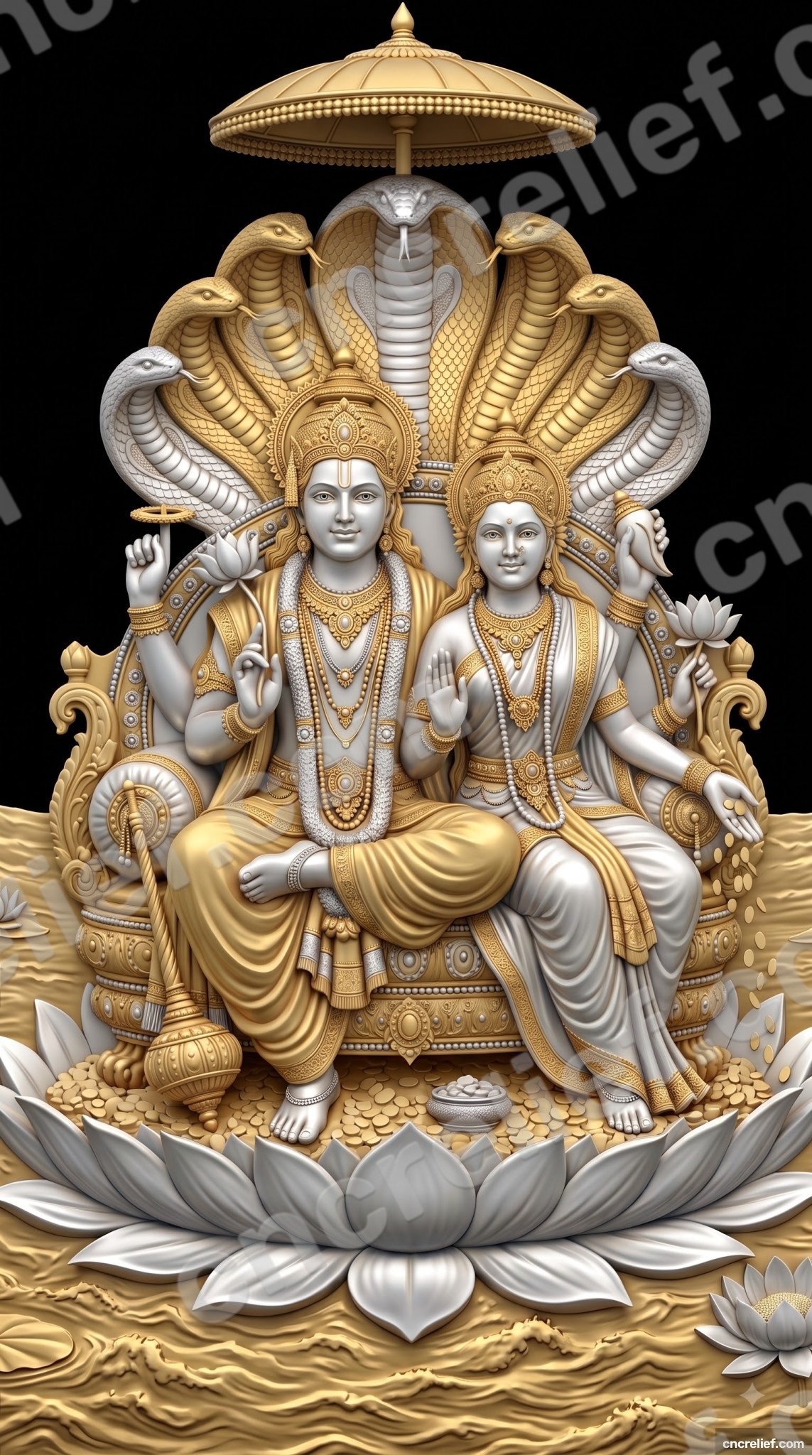 GOD 032 - 3D relief design preview