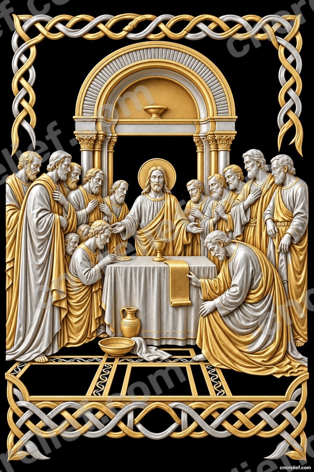 Christianity 096 - 3D relief design preview