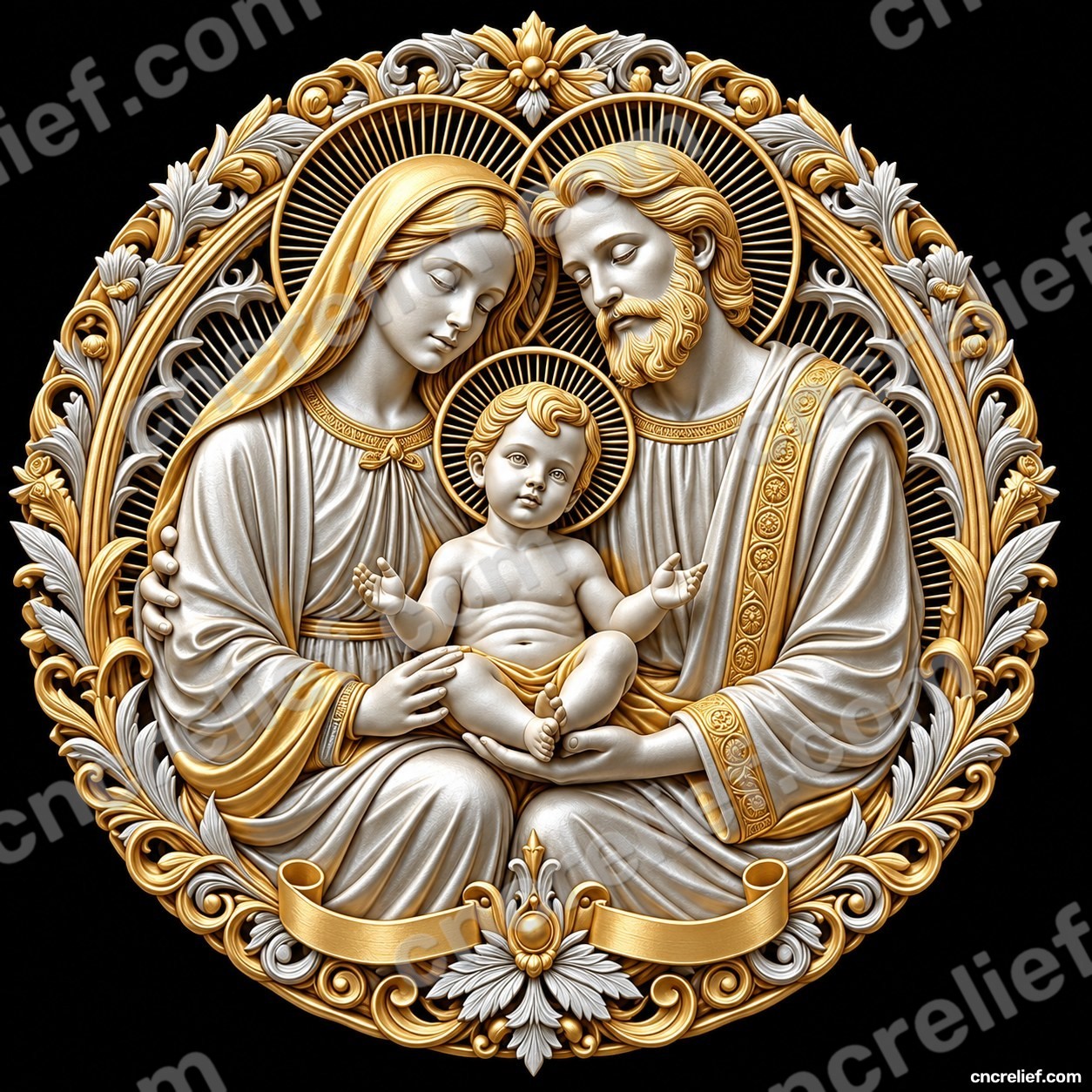 Christianity 091 - 3D relief design preview