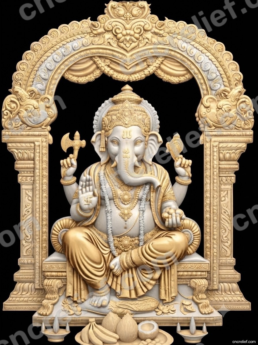 GOD 125 - 3D relief design preview