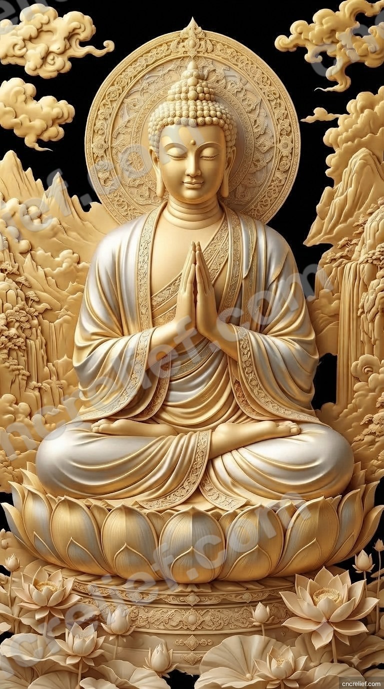 GOD 074 - 3D relief design preview