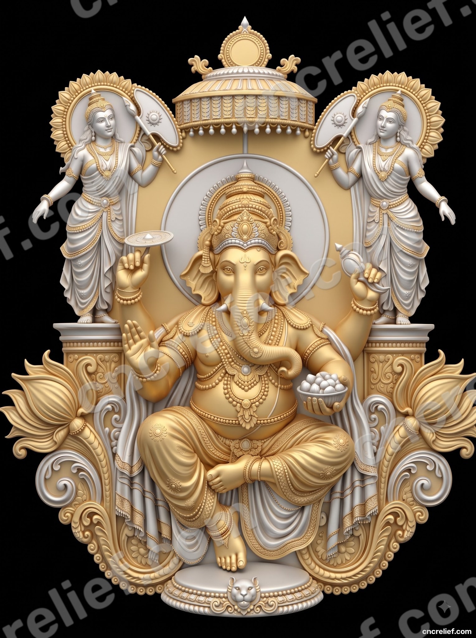 GOD 030 - 3D relief design preview