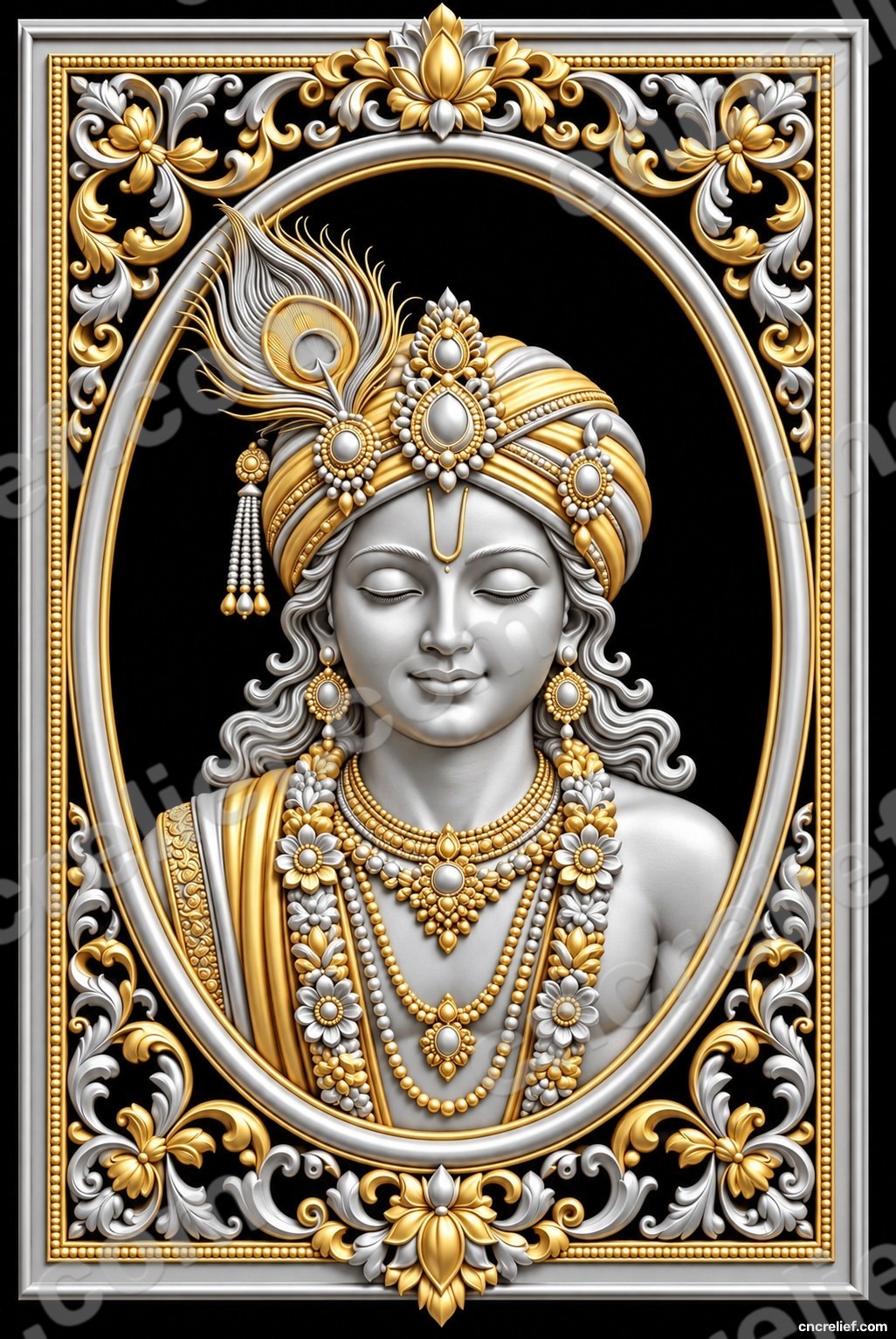 GOD 002 - 3D relief design preview