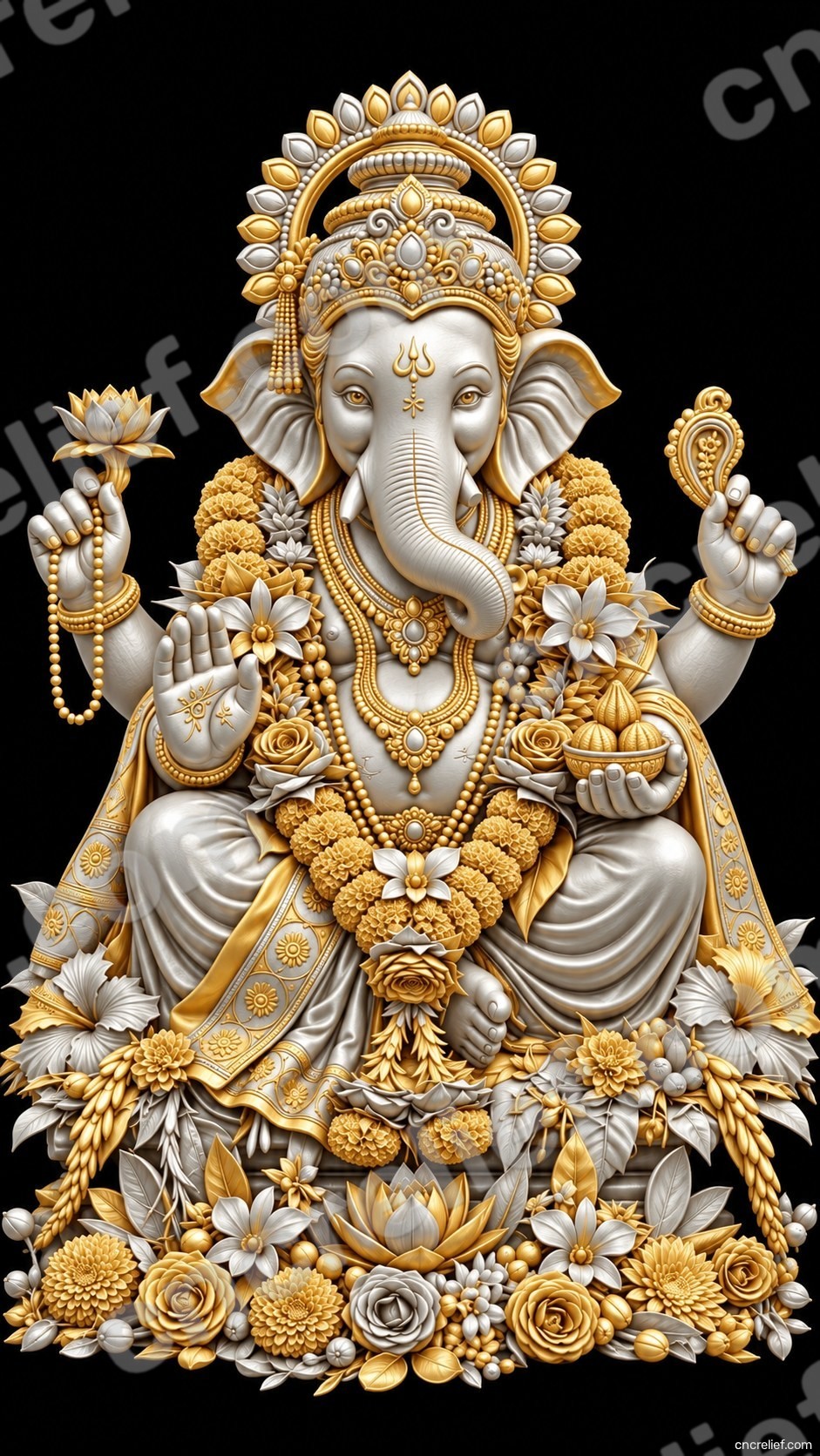 HANUMAN JI 26 - 3D relief design preview