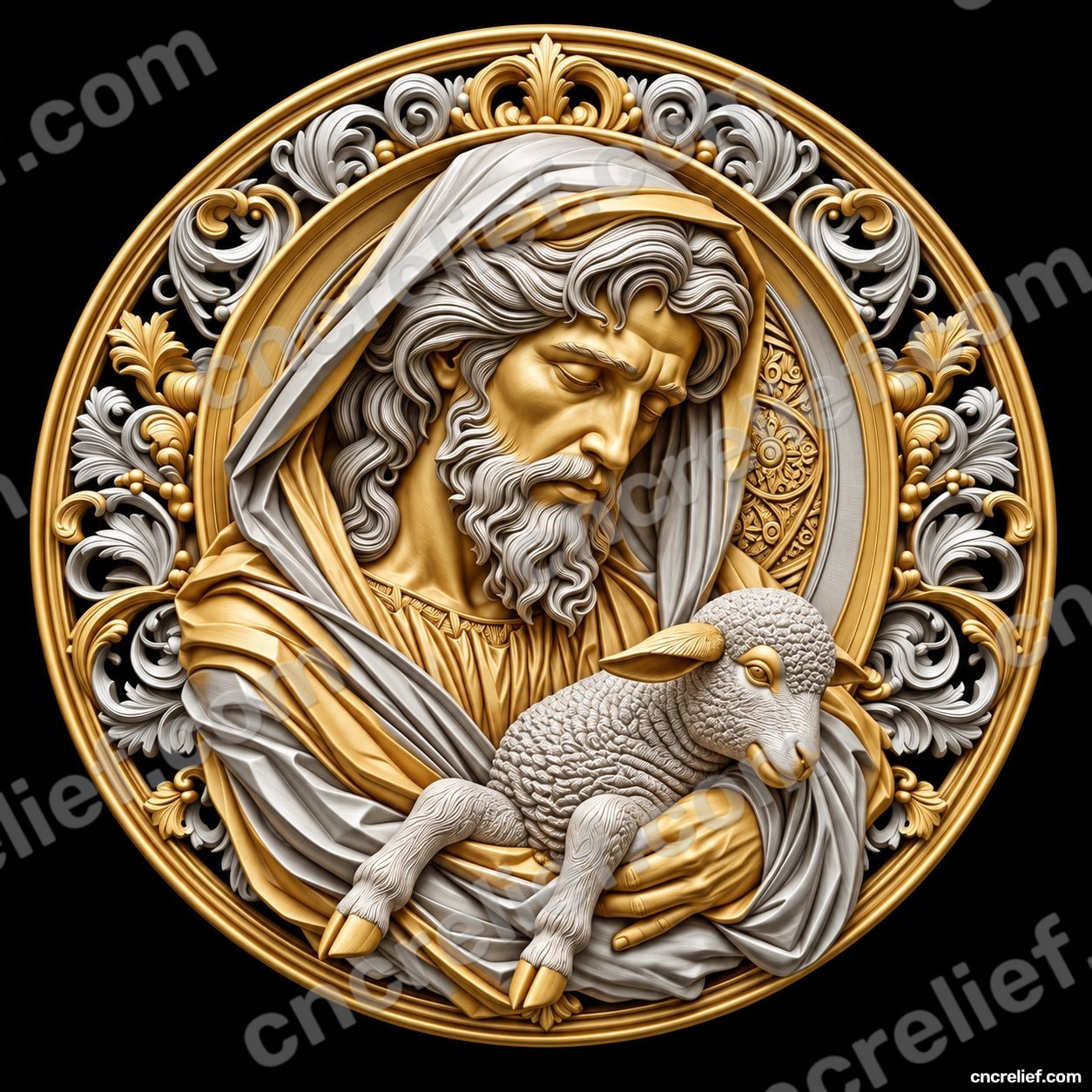 Christianity 166 - 3D relief design preview