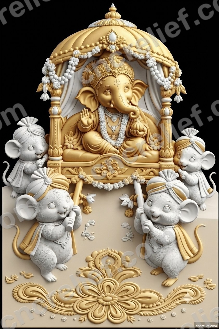 GOD 133 - 3D relief design preview