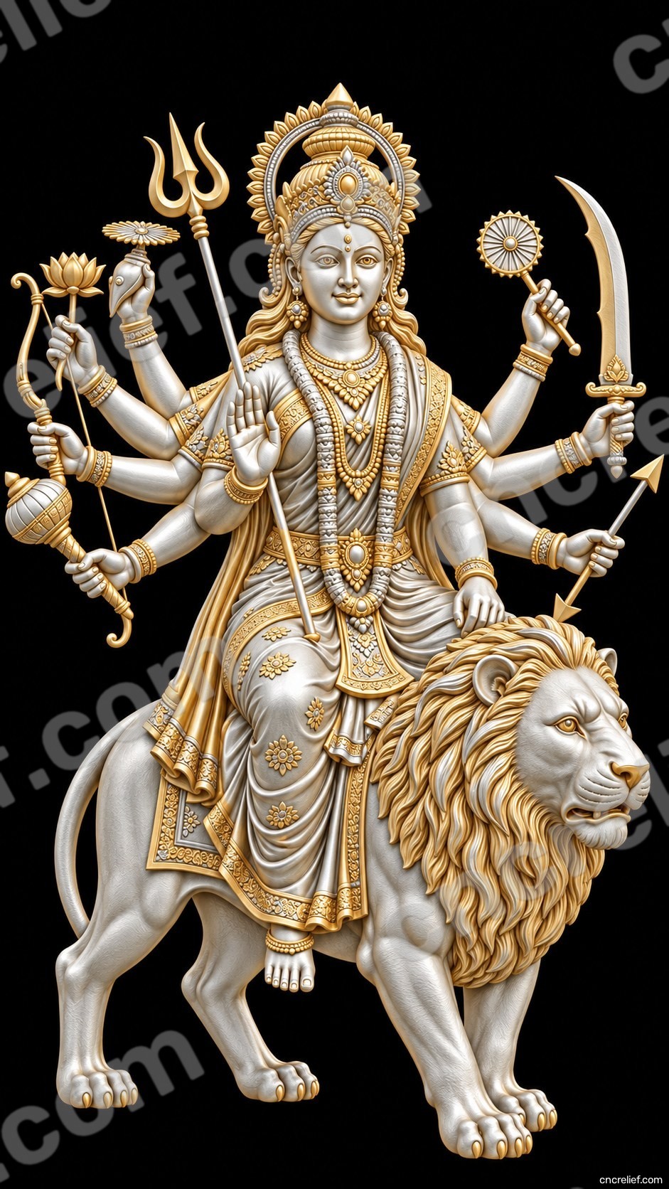 HANUMAN JI 14 - 3D relief design preview