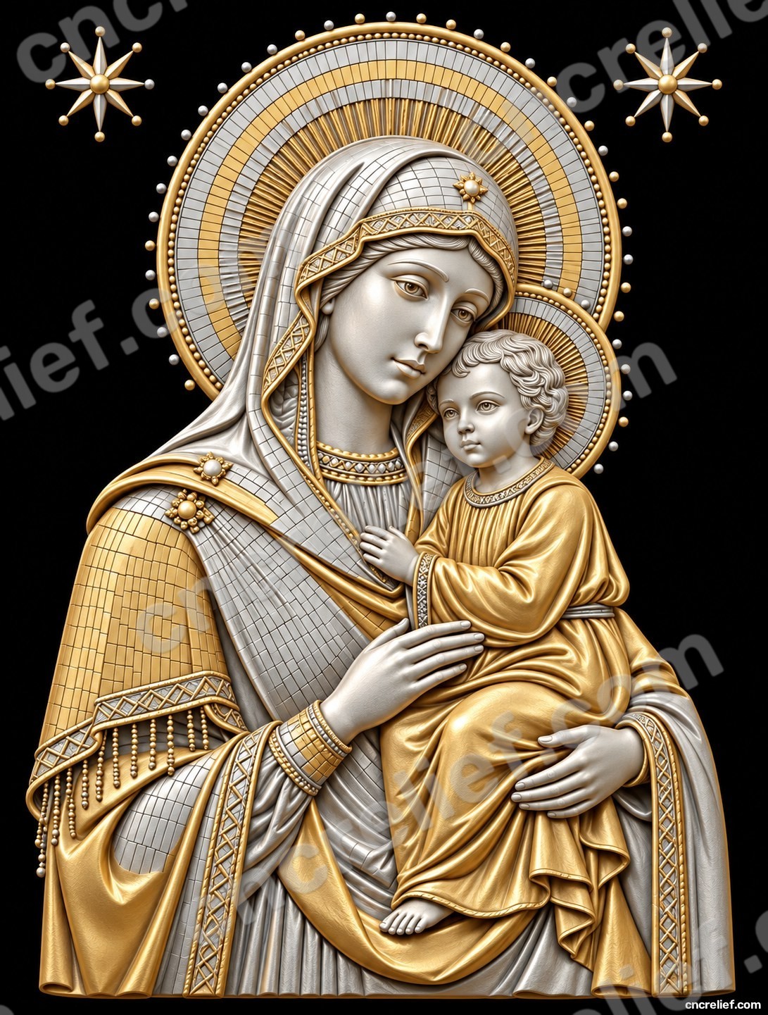 Christianity 093 - 3D relief design preview